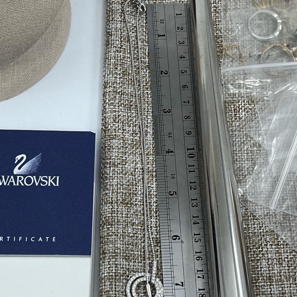 Genuine Vintage Swarovski 14-16” Adjustable Necklace with Original Box - Picture 12 of 13